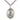 Sterling Silver St. Henry II Patron Saint Medal Necklace 1 inch by 3/4 inch on 24 inch chain by Bliss