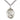 Sterling silver St. Emily de Vialar patron saint medal necklace with 1x3/4 inch pendant on 24 inch curb chain by Bliss Manufacturing