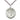 Sterling Silver St. John the Apostle Patron Saint Medal Necklace 1 x 5/8 inch 24 inch chain Bliss USA