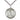 Sterling Silver St. Jude Thaddeus Patron Saint Medal Necklace 1 inch x 5/8 inch on 24 inch chain by Bliss