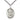 Sterling Silver St. Kevin Patron Saint Medal Necklace 1 inch x 3/4 inch with 24 inch Chain by Bliss