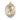 14kt solid gold St. Louise de Marillac patron saint medal pendant, 1 x 3/4 inches, handcrafted by Bliss