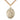 14kt Gold Filled St. Lucia of Syracuse patron saint medal necklace with 24 inch curb chain, Medium 1x3/4 inch pendant, Bliss Manufacturing