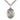 Sterling Silver St. Lazarus Patron Saint Medal Necklace 1x3/4 inch with 24 inch chain by Bliss