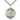 Sterling Silver St. Luke the Apostle patron saint medal necklace with 24 inch chain by Bliss Manufacturing