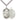 Sterling Silver St. Luke the Apostle patron saint medal necklace with 24 inch chain by Bliss Manufacturing