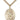 14kt Gold Filled St. Michael Paratrooper Medal Necklace 1 inch by 3/4 inch with 24 inch Curb Chain by Bliss