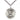 Sterling Silver St. Michael the Archangel Patron Saint Medal Necklace 1 inch by 5/8 inch on 24 inch curb chain handcrafted by Bliss Manufacturing USA