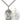 Sterling Silver St. Michael the Archangel Army Medal Necklace 1 x 3/4 inch on 24 inch Curb Chain by Bliss