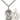 Sterling Silver St. Michael Paratrooper Medal Necklace 1 inch by 3/4 inch with 24 inch Curb Chain by Bliss