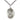 Sterling Silver St. Michael the Archangel Medal Necklace 1 x 3/4 inches with 24 inch Chain by Bliss
