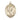 14kt Solid Gold St. Philomena Patron Saint Medal Pendant 1 inch by three quarters inch by Bliss