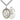 Sterling Silver Miraculous Medal Necklace 1 inch x 3/4 inch with 24 inch chain handcrafted by Bliss
