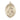 14kt Solid Gold St. Nicholas patron saint medal pendant 1 x 3/4 inches handcrafted by Bliss Manufacturing USA