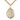 14kt Gold Filled St. Patrick Catholic patron saint medal necklace 1 inch by 3/4 inch with 24 inch curb chain by Bliss Manufacturing