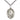 Sterling Silver St. Bonaventure Catholic Medal Necklace 1x3/4 inch on 24 inch chain by Bliss