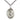 Sterling Silver St. Paul the Apostle Medal Necklace 1 inch by 3/4 inch with 24 inch chain by Bliss USA