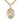 14kt Gold Filled St. Richard patron saint medal necklace with 24-inch curb chain, 1 x 3/4 inch pendant, handcrafted by Bliss Manufacturing USA