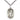 Sterling silver St. Richard patron saint medal necklace with 24 inch curb chain, handcrafted by Bliss