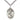 Sterling Silver St. Scholastica Patron Saint Medal Necklace 1 inch by 3/4 inch on 24 inch Chain by Bliss
