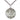 Sterling Silver St. Sebastian Patron Saint Medal Necklace 1 inch x 5/8 inch on 24 inch curb chain handcrafted by Bliss Manufacturing USA