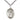 Sterling Silver St. Sebastian Patron Saint Medal Necklace 1 inch x 3/4 inch on 24 inch curb chain handcrafted by Bliss Manufacturing USA