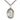 Sterling silver St. Thomas More patron saint medal necklace, 1 inch by 3/4 inch pendant on 24 inch chain, handcrafted by Bliss Manufacturing