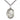 Sterling Silver St. Veronica Patron Saint Medal Necklace 1x3/4 inch on 24 inch chain by Bliss