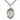 Sterling Silver St. Juan Diego Patron Saint Medal Necklace 1x3/4 inch on 24 inch chain by Bliss