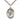 Sterling silver St. John of God patron saint medal necklace with 24 inch curb chain by Bliss Manufacturing