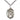 Sterling Silver St. Casimir of Poland patron saint medal necklace with 24 inch curb chain by Bliss
