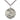 Sterling silver St. William of Rochester patron saint medal necklace 1 inch pendant on 24 inch chain by Bliss