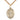 14kt Gold Filled St. Zachary Patron Saint Medal Necklace 1 inch x 3/4 inch with 24 inch chain by Bliss Manufacturing