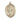 14kt Solid Gold St. Zachary patron saint medal pendant 1 x 3/4 inch by Bliss