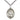 Sterling Silver St. Julie Billiart patron saint medal necklace with 1x3/4 inch pendant on 24 inch curb chain by Bliss Manufacturing