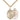 14kt Gold Filled Guardian Angel EMT Pendant Necklace 1x3/4 inch with 24 inch Chain by Bliss