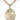 14kt Gold Filled Guardian Angel Paratrooper Medal Necklace 1 inch by 3/4 inch with 24 inch Curb Chain by Bliss