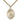 14kt Gold Filled Guardian Angel Pendant Necklace 1x3/4 inch with 24 inch Chain by Bliss