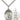 Sterling silver Guardian Angel pendant necklace 1x3/4 inches with 24 inch curb chain handcrafted by Bliss Manufacturing