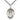 Sterling Silver St. Stanislaus Medal Necklace 1x3/4 inch pendant on 24 inch chain by Bliss