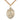 Gold Filled St. Walburga patron saint medal necklace with 1x3/4 inch pendant on 24 inch curb chain by Bliss Manufacturing