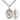 Sterling silver Sts. Cosmas and Damian doctors patron saint medal necklace 1 x 3/4 inch with 24 inch curb chain by Bliss