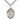 Sterling silver Sts. Cosmas and Damian patron saint medal necklace 1 x 3/4 inch with 24 inch curb chain by Bliss