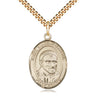 14kt Gold Filled St. Vincent de Paul Patron Saint Medal Necklace 1x3/4 inch pendant 24 inch chain by Bliss