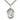 Sterling Silver St. Vincent de Paul Patron Saint Medal Necklace 1 inch by 3/4 inch with 24 inch chain by Bliss Manufacturing