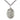 Sterling Silver St. Jerome patron saint medal necklace with 1x3/4 inch pendant on 24 inch curb chain by Bliss Manufacturing