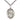 Sterling Silver St. Sophia Patron Saint Medal Necklace 1x3/4 inch with 24 inch chain by Bliss