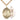 14kt gold filled St. Christopher golf medal necklace 1 x 3/4 inch pendant on 24 inch curb chain handcrafted in USA by Bliss Manufacturing