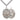 Sterling silver St. Christopher golf medal necklace with 1 inch pendant on 24 inch curb chain by Bliss