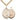 14kt gold filled St. Sebastian golf medal necklace with 1 inch pendant on 24 inch curb chain by Bliss